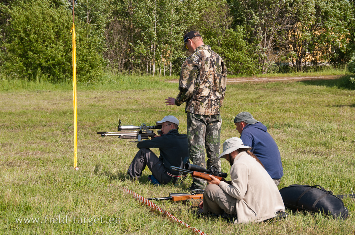 Indrek Kanep with Air Arms EV2 on Testline